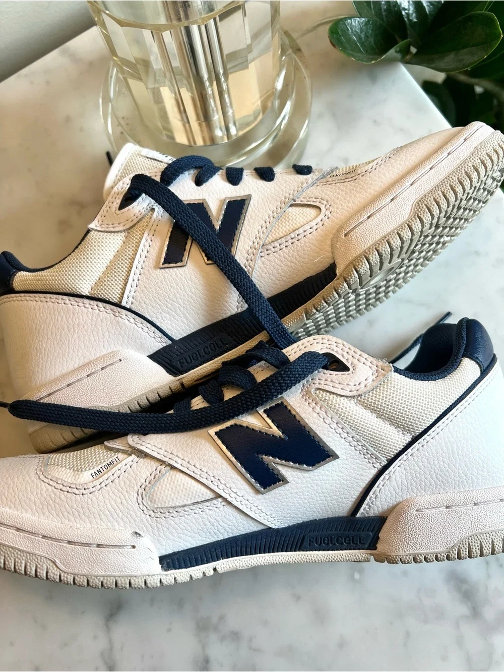 New Balance Numeric Tom Knox 600  Navy & White Low Top Sneakers Size Men’s 8